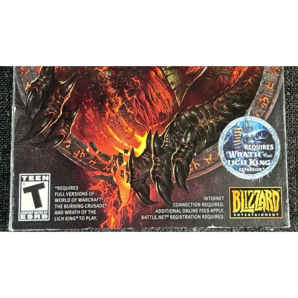 World of Warcraft: Cataclysm Expansion Set (Windows/Mac, 2010) Brand New